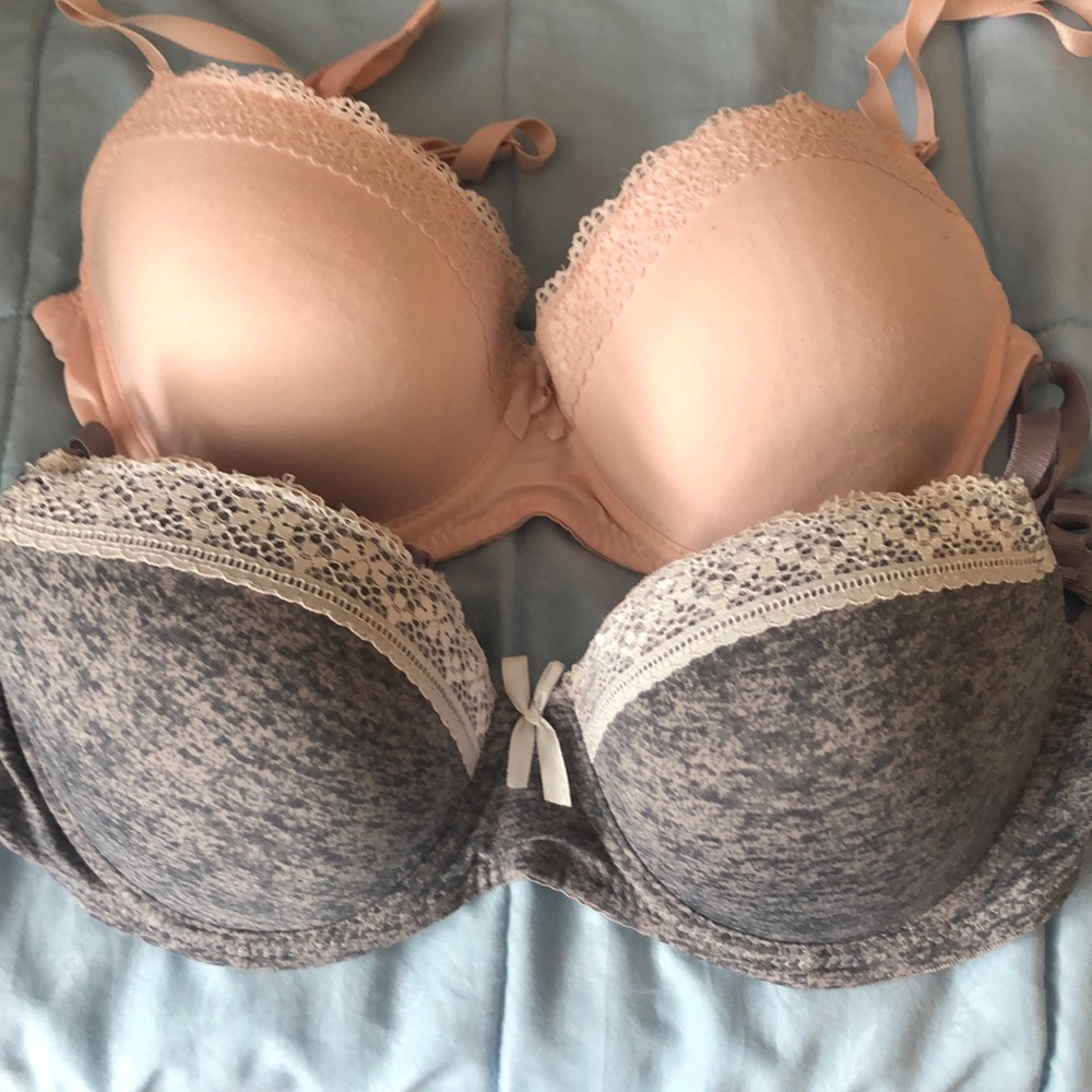 34C no padding, comfortable bra set!